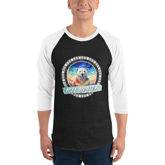 Polarity Bear Baseball Raglan - Adult Unisex